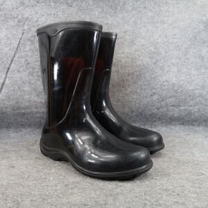 Sloggers Shoes Womens 7 Rain Boot Garden Waterproof Pull On Outdoor Winter Black